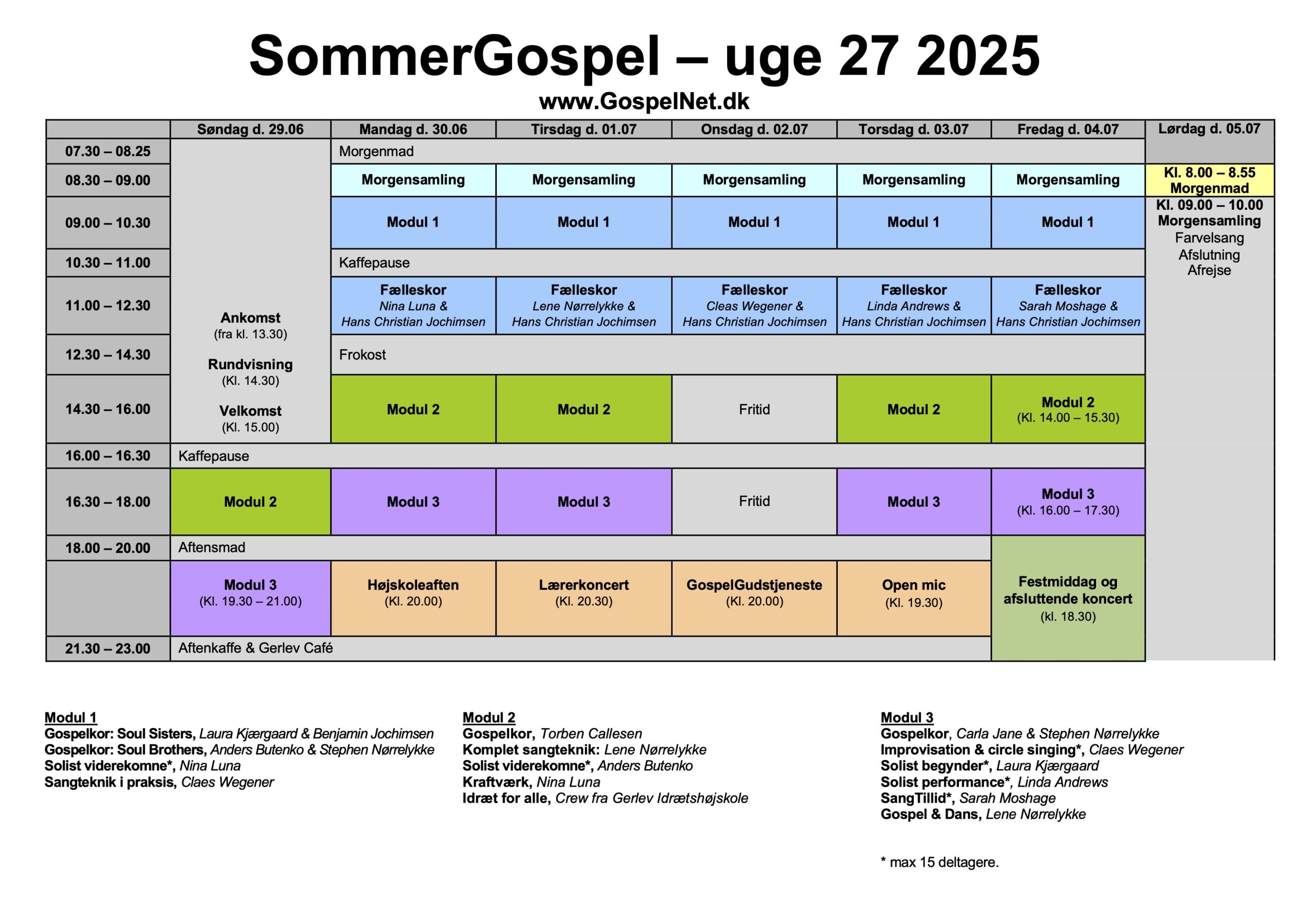 Sommergospel uge 27